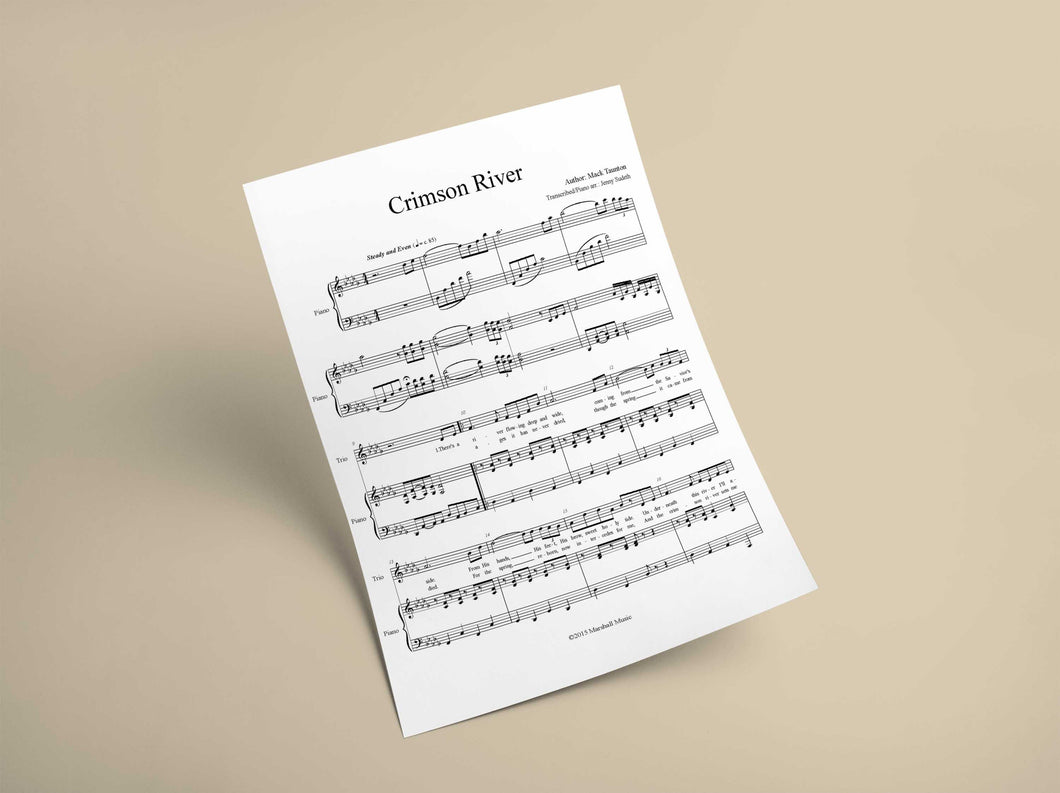 Crimson River // Sheet Music - Marshall Music